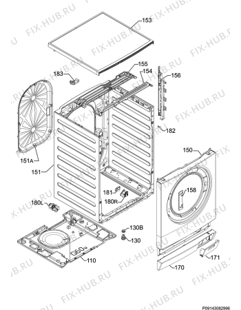 Схема №3 L76485HFL с изображением Блок управления для стиральной машины Aeg 973914531435035